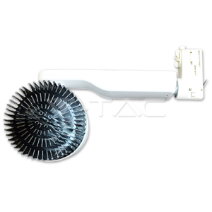 20W Zhaga Тяло За Релсов Монтаж Бяло Тяло 