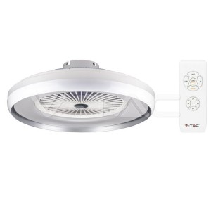 80W LED Вентилатор Дистанционно  3 Перки 17`