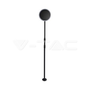 8W LED Соларно Градински Тяло Черно Бяло Тяло 4000K