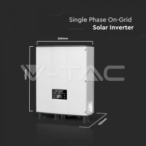 5kW Мрежов Инвертор LCD Дисплей  On-Grid Монофазен IP65 