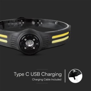 3W SMD + 5W COB Силиконов Челник IP44