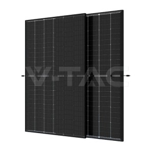 445W Моно Соларен Панел V-TAC – Двулицев (Bifacial), Черен, N-type i-TOPCon